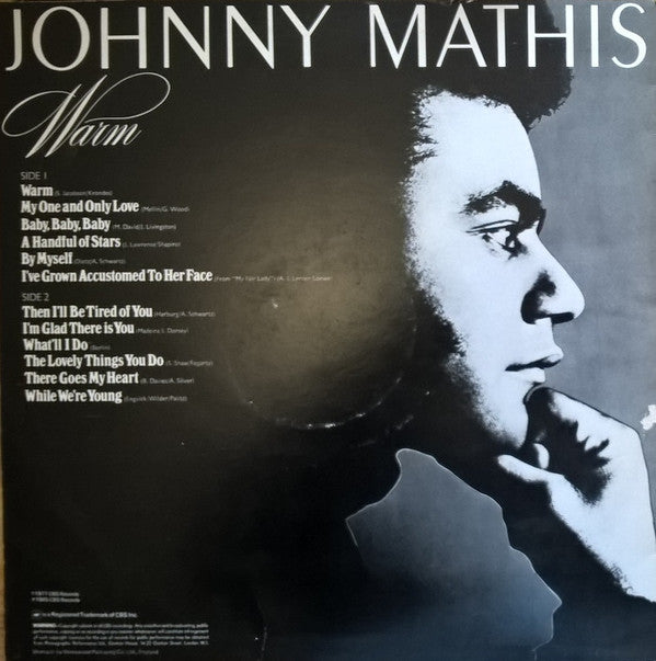Johnny Mathis with Percy Faith & His Orchestra : Warm (LP, Album, RE)
