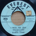 Gloria Lynne : I Wish You Love / Through A Long And Sleepless Night (7", Single)