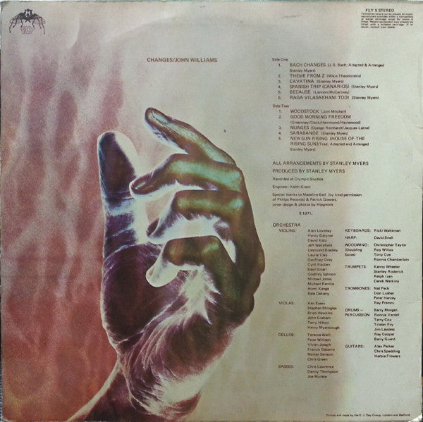 John Williams (7), Stanley Myers & Orchestra* : Changes (LP, Album)