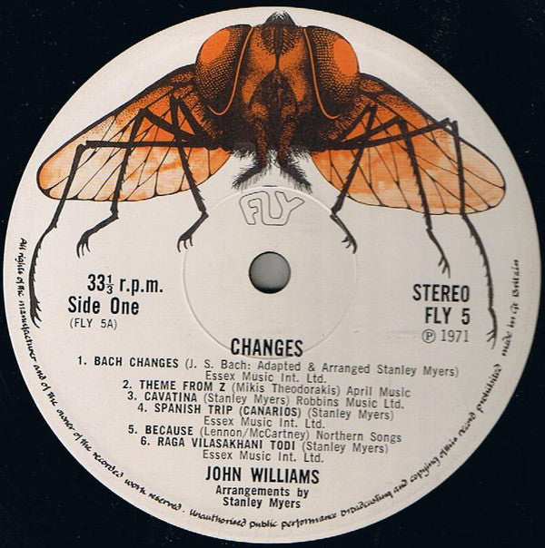 John Williams (7), Stanley Myers & Orchestra* : Changes (LP, Album)