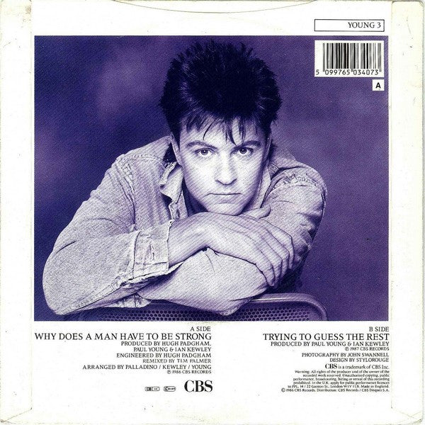 Paul Young : Why Does A Man Have To Be Strong (7", Single)