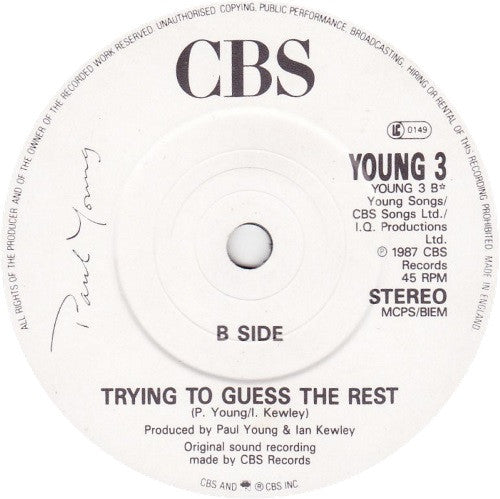Paul Young : Why Does A Man Have To Be Strong (7", Single)