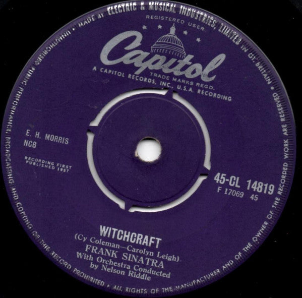 Frank Sinatra : Witchcraft / Tell Her You Love Her (7", Single)