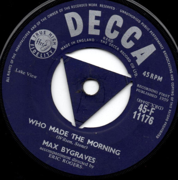 Max Bygraves : Jingle Bell Rock (7", Single, Tri)