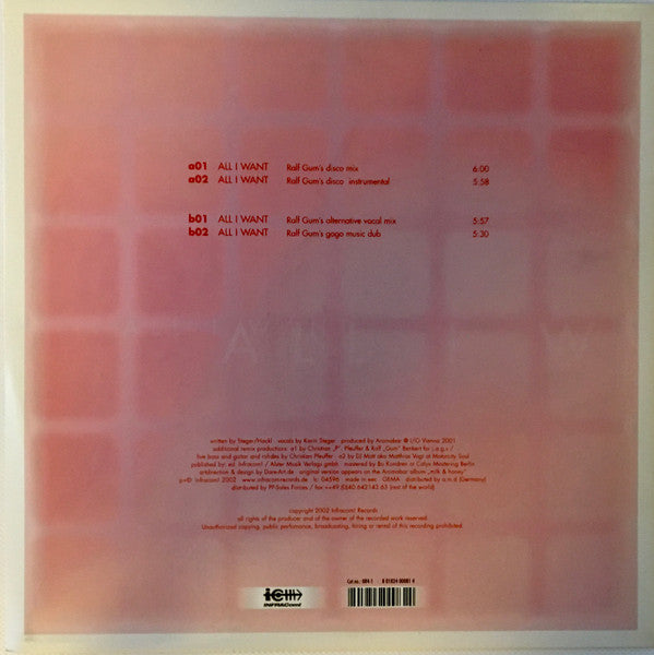 Aromabar : All I Want (Part Two) (12")