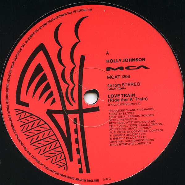Holly Johnson : Love Train (12", Single, Ora)