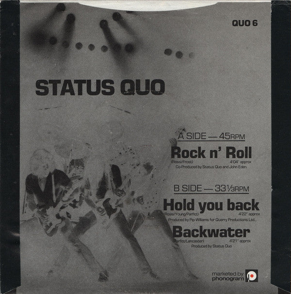 Status Quo : Rock N' Roll (7", Single, Pic)