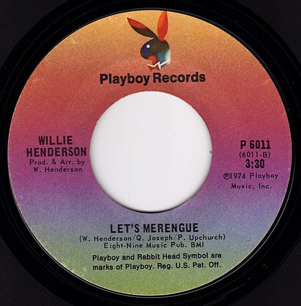 Willie Henderson : Gangster Boogie Bump / Let's Merengue (7", Styrene, Pit)