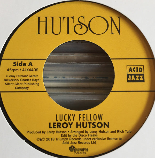 Leroy Hutson : Lucky Fellow (7", Single)