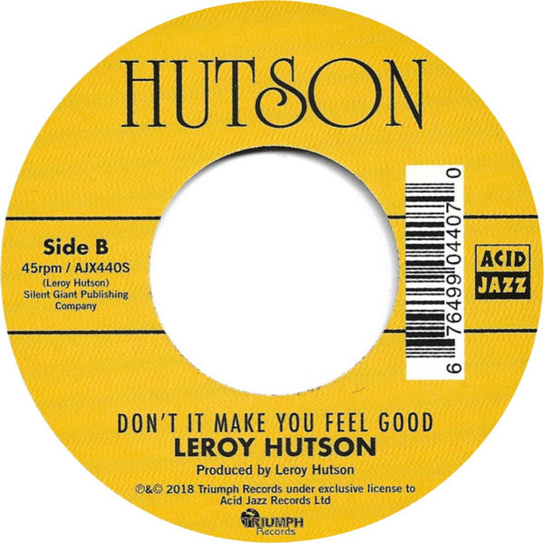 Leroy Hutson : Lucky Fellow (7", Single)