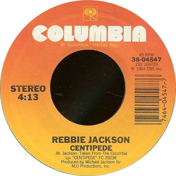 Rebbie Jackson : Centipede (7", Car)