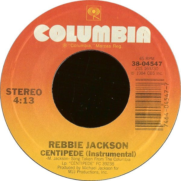 Rebbie Jackson : Centipede (7", Car)