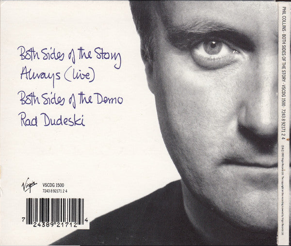 Phil Collins : Both Sides Of The Story (CD, Single, Dig)