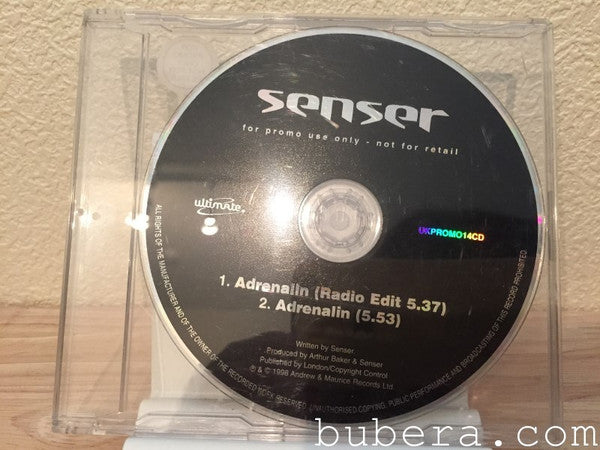 Senser : Adrenalin (CD, Promo)