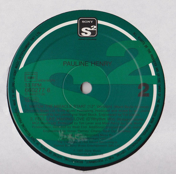 Pauline Henry : Watch The Miracle Start (12", Single)