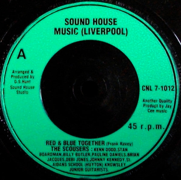 Various Featuring Ken Dodd / Children Of St. Aidens School (Huyton) : Red And Blue Together / Liverpool City We Love You (7", Single)