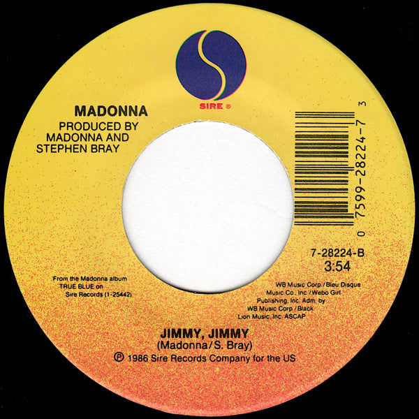 Madonna : Causing A Commotion (7", Single, SRC)