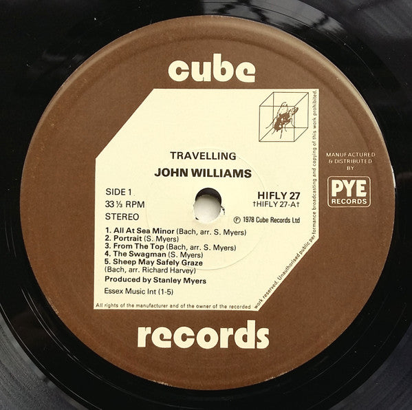 John Williams (7) : Travelling (LP, Album)