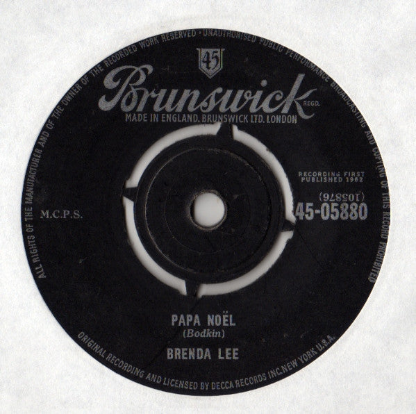 Brenda Lee : Rockin' Around The Christmas Tree (7", Single)