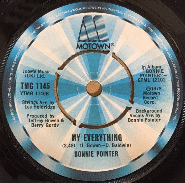 Bonnie Pointer : Heaven Must Have Sent You (New Version) (7", Pus)