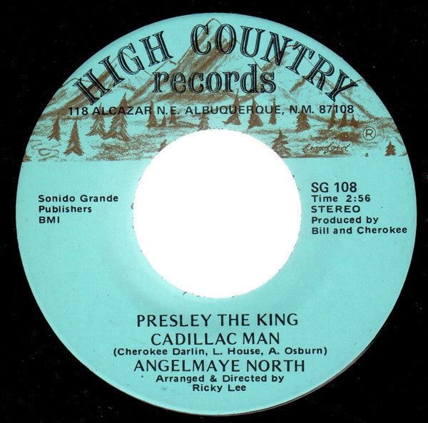 Angelmaye North : Presley The King Cadillac Man (7", Single)
