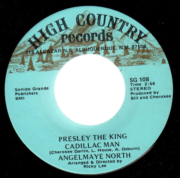 Angelmaye North : Presley The King Cadillac Man (7", Single)