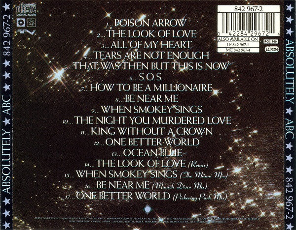 ABC : Absolutely (CD, Comp, RE, RP, PMD)