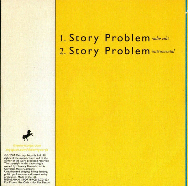 The Envy Corps : Story Problem (CD, Single, Promo)