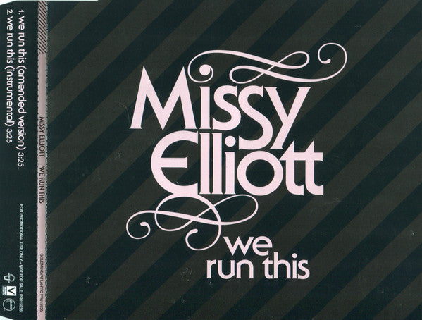 Missy Elliott : We Run This (CD, Promo)