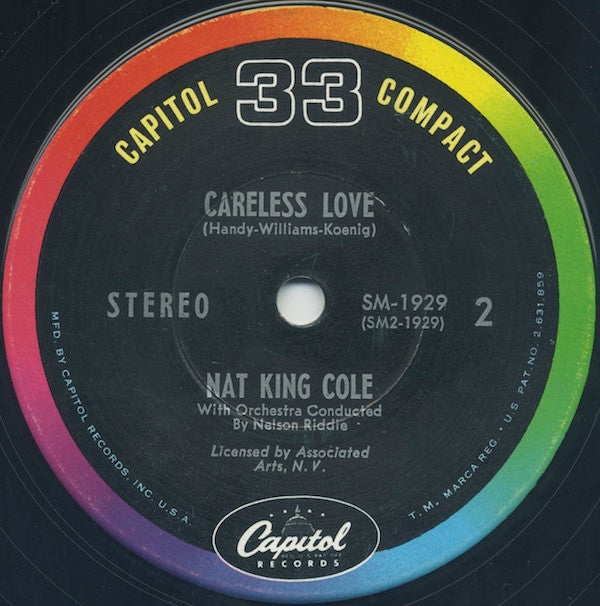 Nat King Cole : Beale Street Blues / Careless Love (7", Single, Jukebox)
