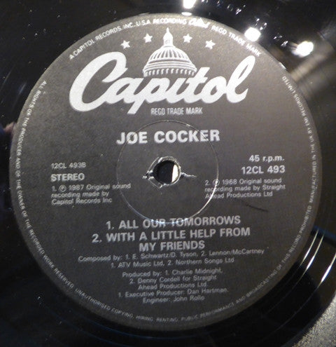 Joe Cocker : Don't You Love Me Any More (12", Maxi)