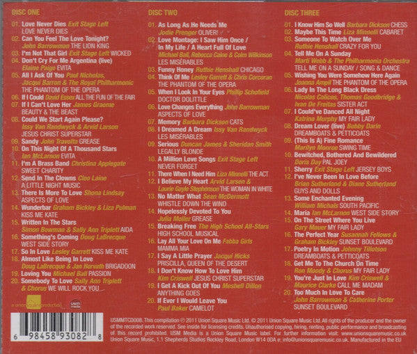 Various : Latest & Greatest Love Songs From The Musicals (3xCD, Comp)
