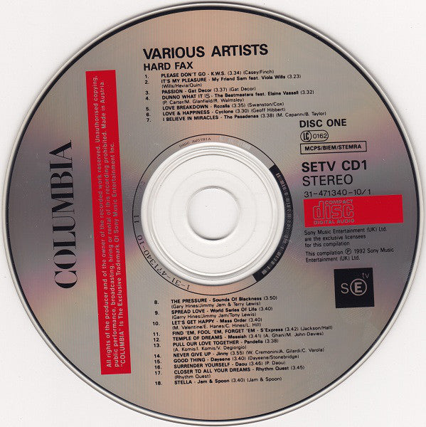 Various : Hard Fax (2xCD, Comp)