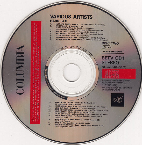 Various : Hard Fax (2xCD, Comp)