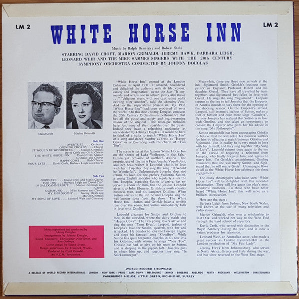 Marion Grimaldi, Barbara Leigh, Jeremy Hawk, Leonard Weir, David Croft : White Horse Inn (LP, Album, Club)