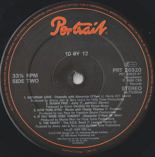 Various : 10 By 12 A Bad Album (LP, Comp)