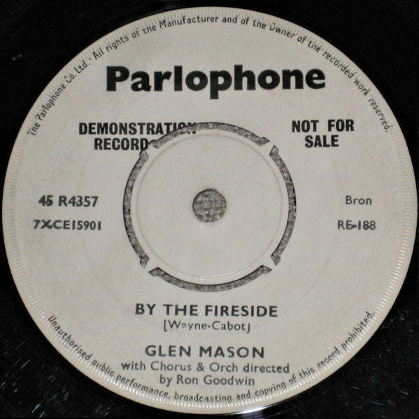 Glen Mason : By My Side (7", Promo)