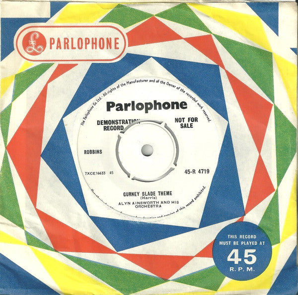 The Alyn Ainsworth Orchestra : Gurney Slade Theme (7", Promo)