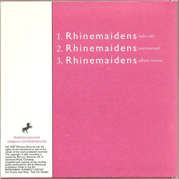 The Envy Corps : Rhinemaidens (CD, Single, Promo)
