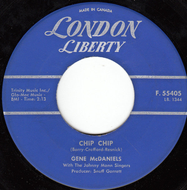Eugene McDaniels With The Johnny Mann Singers : Chip Chip (7", Single)