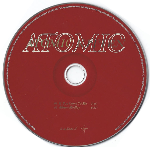 Atomic Kitten : If You Come To Me (CD, Single)