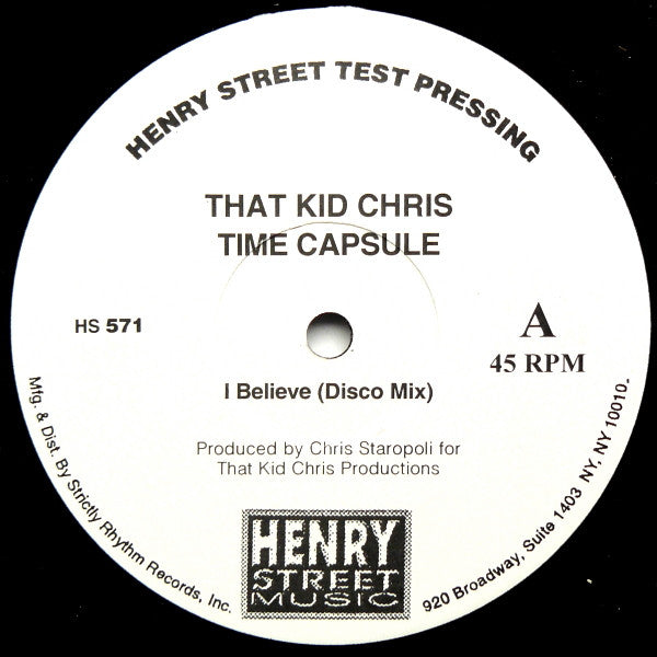 That Kid Chris : Time Capsule (12", TP)