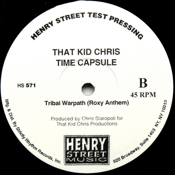 That Kid Chris : Time Capsule (12", TP)