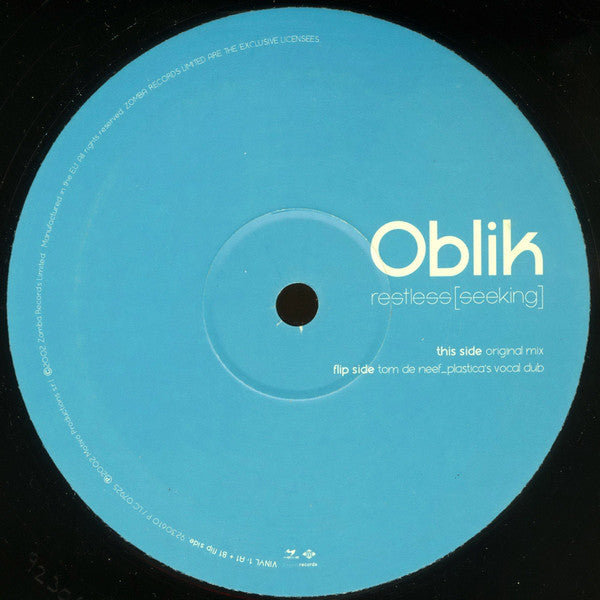 Oblik : Restless (Seeking) (2x12", Promo)