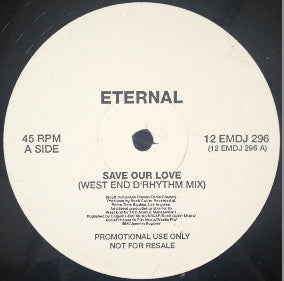 Eternal (2) : Save Our Love (12", Promo)