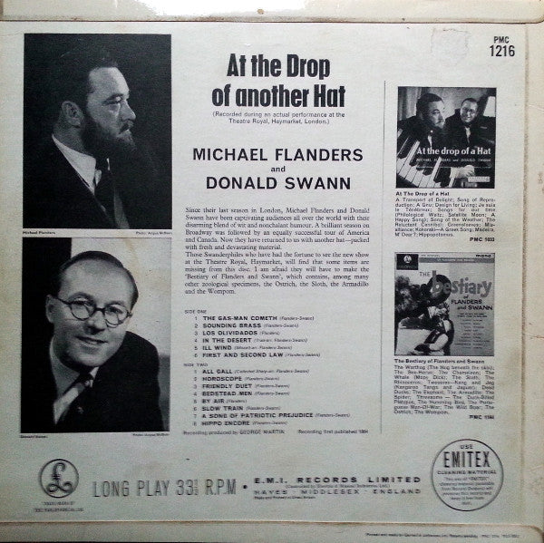 Flanders & Swann : At The Drop Of Another Hat (LP, Mono)