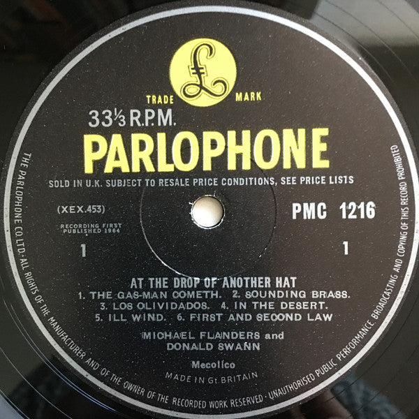 Flanders & Swann : At The Drop Of Another Hat (LP, Mono)