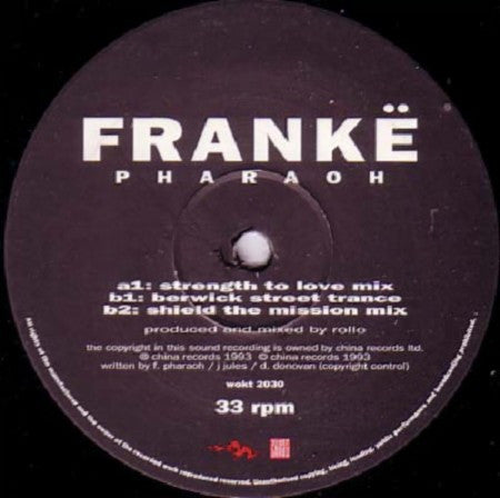 Frankë Pharoah : We're On A Mission (12")