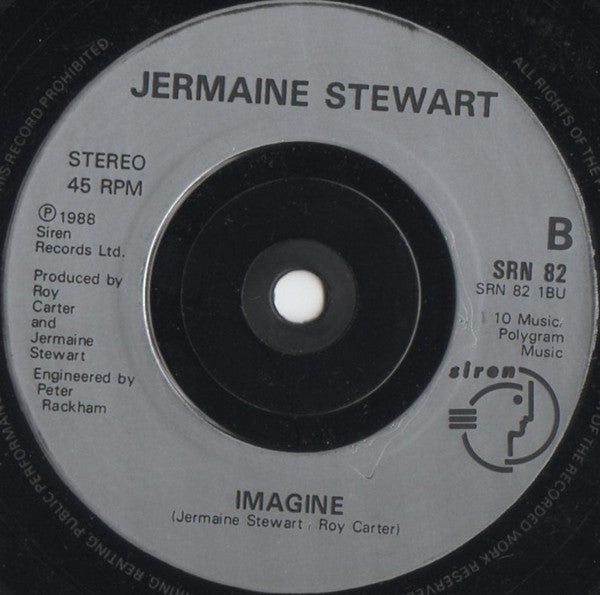 Jermaine Stewart : Get Lucky (7", Single, Inj)