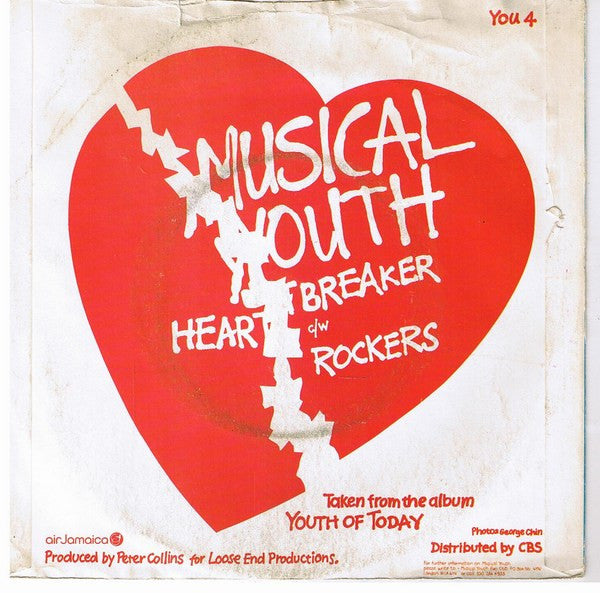 Musical Youth : Heartbreaker (7", Single)